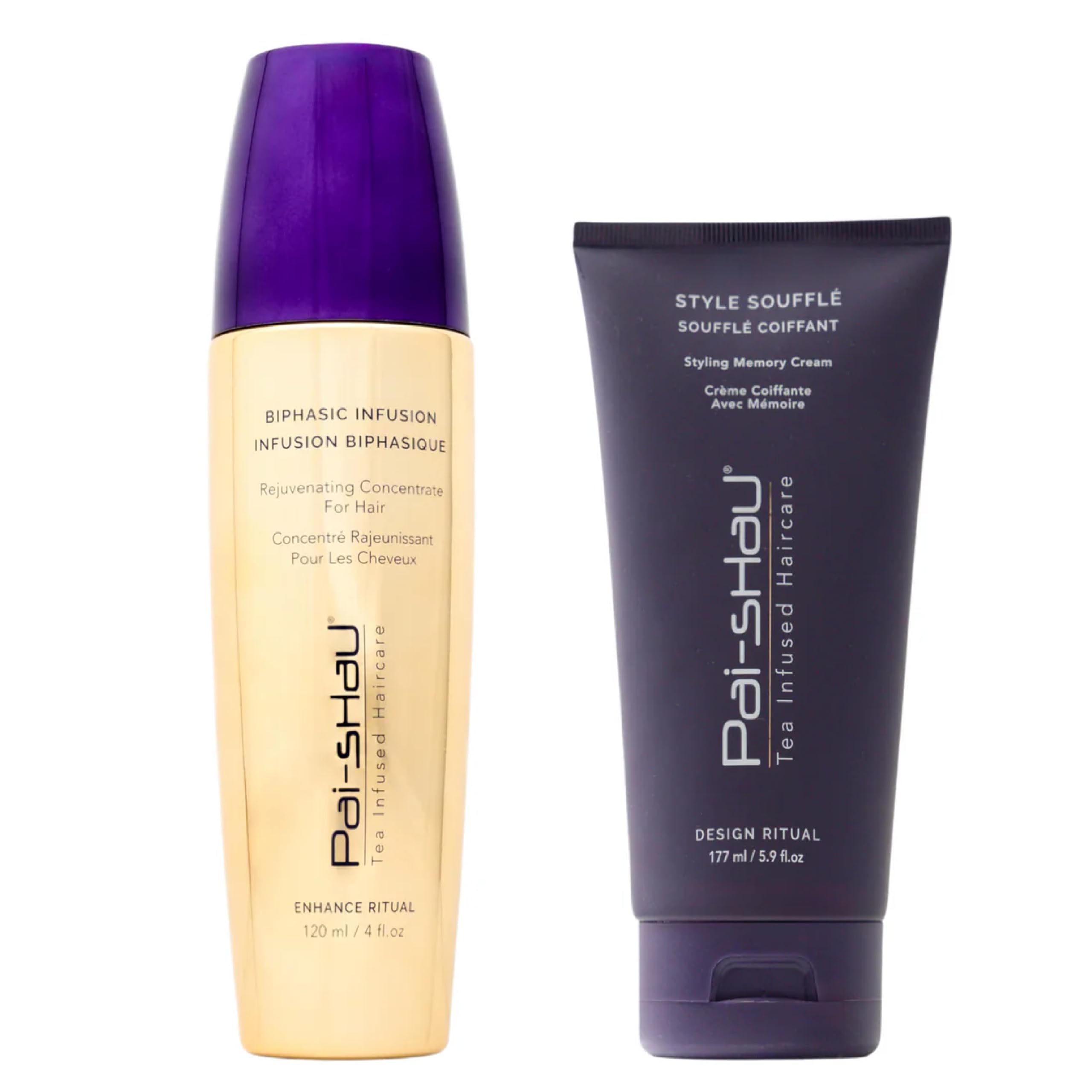Pai-Shau Biphasic Infusion - Oil-Free Hair Rejuvenating Serum - Provides Shine, Thermal, And Environmental Protection - 4 FL Oz