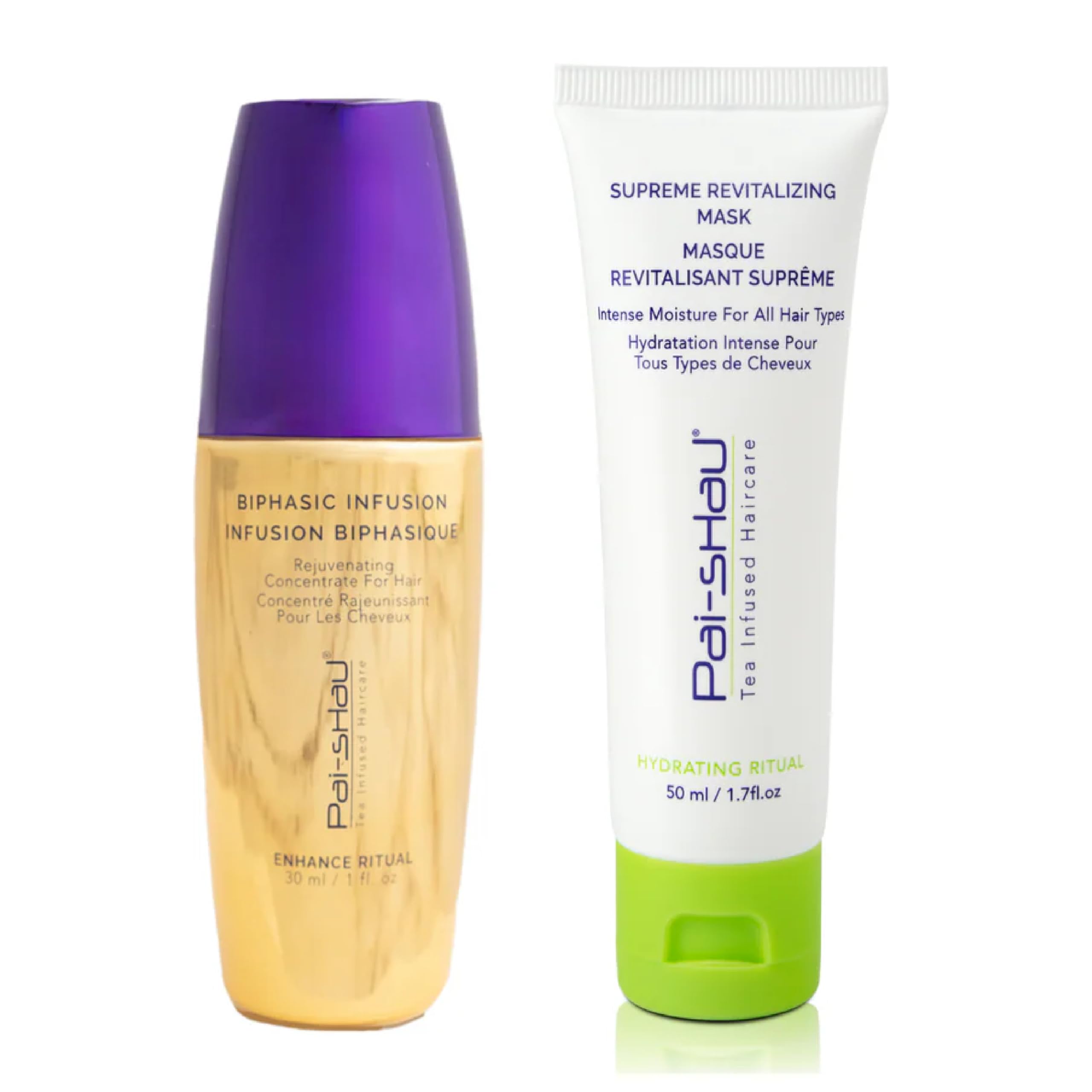 Pai-Shau Biphasic Infusion - Oil-Free Hair Rejuvenating Serum - Provides Shine, Thermal, And Environmental Protection - 4 FL Oz